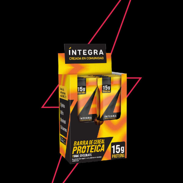 Barra de Cereal Proteica Maní y Chocolate 45gr