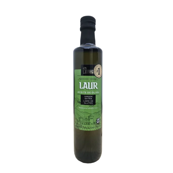 Aceite de oliva virgen extra Laur calidad de exportación